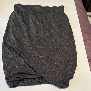 Lululemon Athletica Dark Gray Pencil/Bubble Skirt